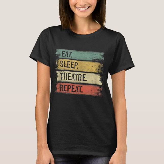 Camiseta Ator de Presentes Técnicos do Teatro do Sono (Frente)