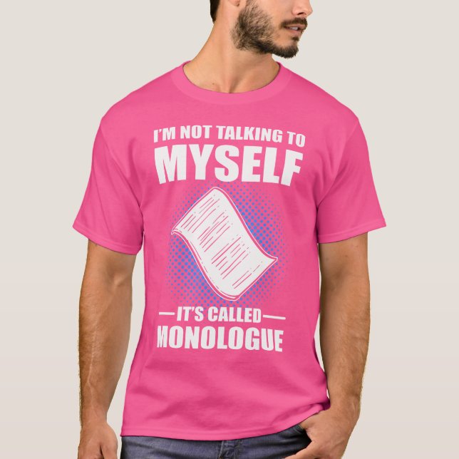 Camiseta Ator de Teatro de Ópera Clássica Palco Performer D (Frente)