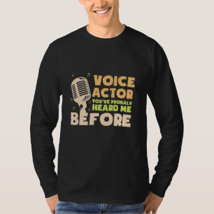 Camiseta Ator de Voz