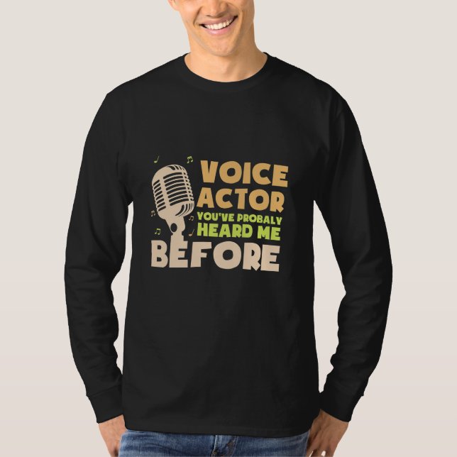 Camiseta Ator de Voz (Frente)