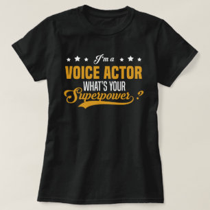 Camiseta Ator de Voz