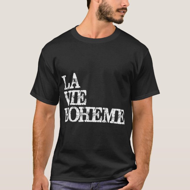 Camiseta Ator do Teatro La Vie Boheme e Ager do Palco (Frente)