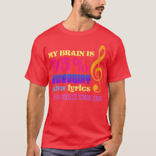 Camiseta Ator Engraçado Presente no Teatro de Letras da Bro