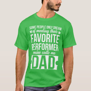 Camiseta Ator teatral orgulhoso Dadheatre Atriz Pai Dadheat