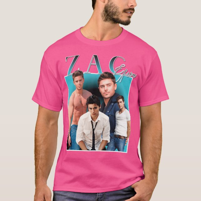 Camiseta Ator Zaf Efron Bolton (Frente)