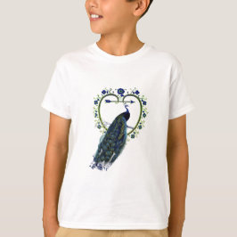 Camiseta Atordoamento do peacock e do ornamentado