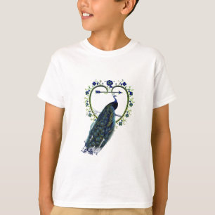 Camiseta Atordoamento do peacock e do ornamentado