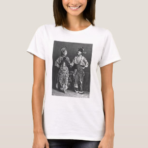 Camiseta Atores chineses, c.1870 (foto de b/w)