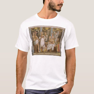 Camiseta Atores que rehearsing para um jogo de Satyr,