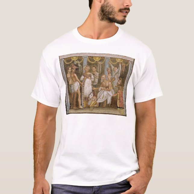Camiseta Atores que rehearsing para um jogo de Satyr, (Frente)