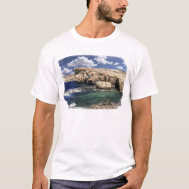 Camiseta Atração Da Janela Do Azure Em Gozo Island
