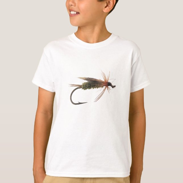 Camiseta Atração da pesca com mosca (Frente)