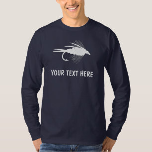 Camiseta Atração da pesca com mosca a personalizar
