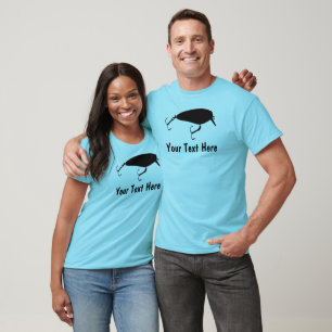 Camiseta Atração da pesca de Crankbait a personalizar
