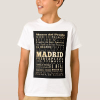 Atrações e lugares famosos de Madrid, espanha