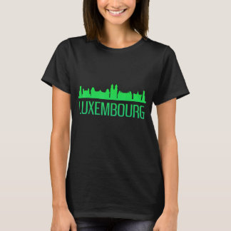 Camiseta Atrações Turísticas Construindo Cidade do Luxembur