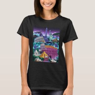Camiseta Atrações Turísticas Famosas
