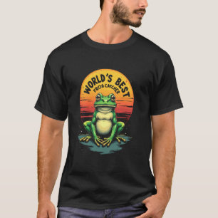 Camiseta Atraente Melhor Pegador de Rãs do Mundo