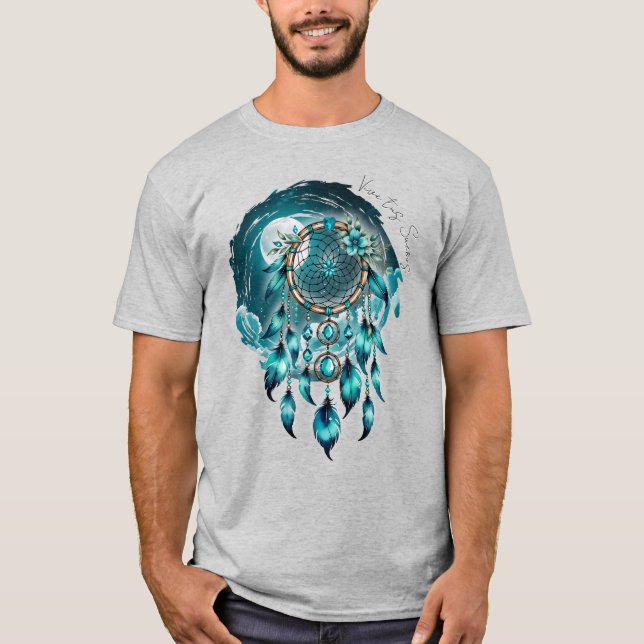 Camiseta Atrapasueños bajo la Luna Llena  (Frente)