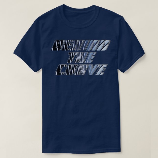 Camiseta atrás da curva (Frente do Design)
