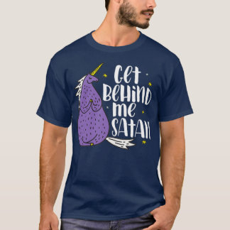 Camiseta Atrás da minha Satã