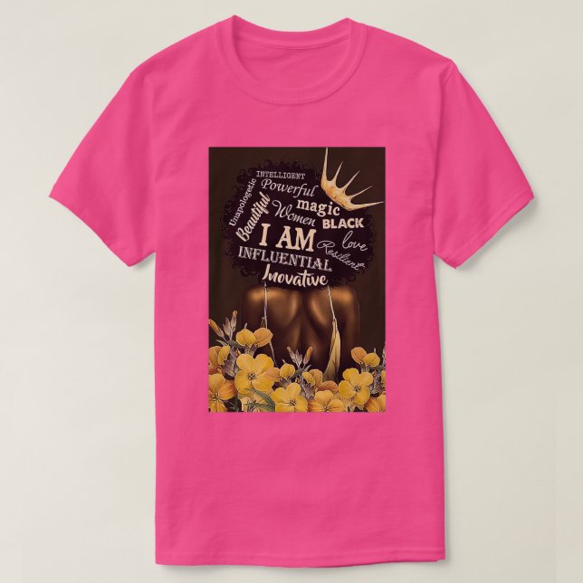 Camiseta Atrás da Rainha Negra (Frente do Design)