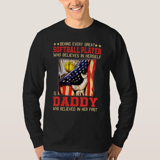 Camiseta Atrás De Todos Os Jogadores De Softball De Excelen (Frente)