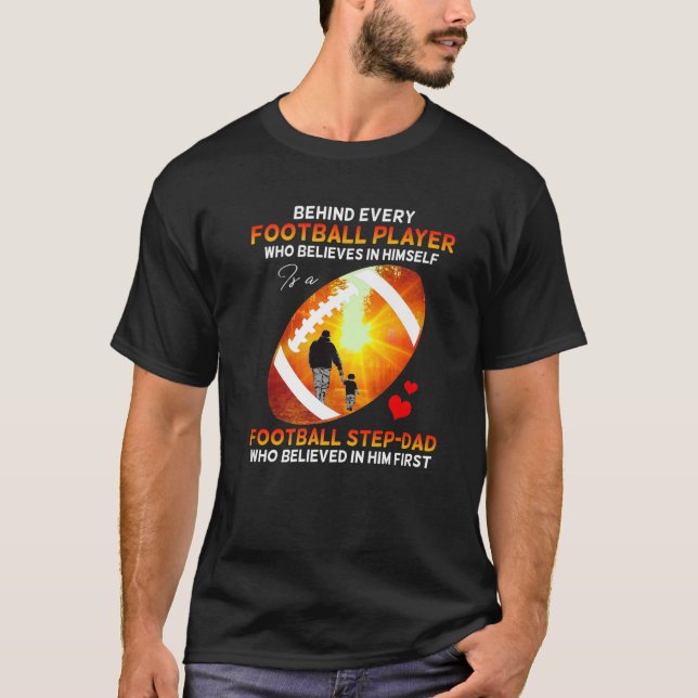 Camiseta Atrás Do Jogador De Futebol Está O Pai De Softball (Frente)