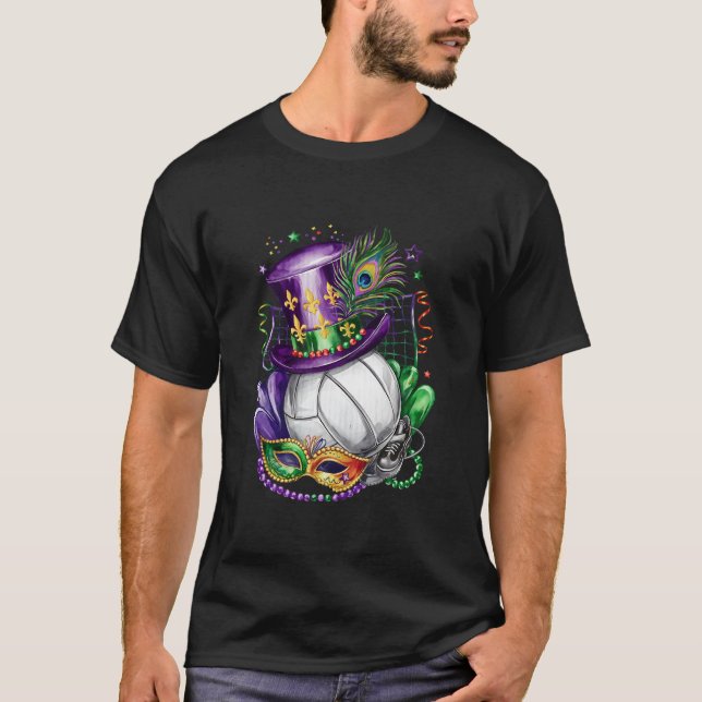 Camiseta Atrativo Mardi Gras Mix Voleibol Festi (Frente)
