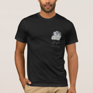 Camiseta Através de Premium espesso e fino