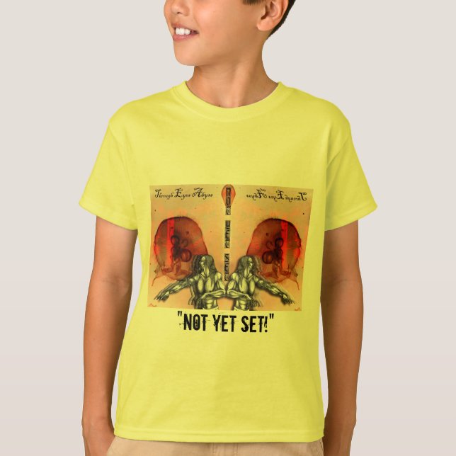 Camiseta "Através do Abismo dos Olhos" Merch (Frente)