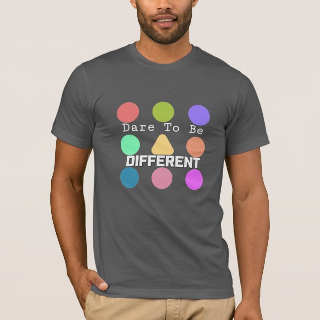 Camiseta Atrevo-Me A Ser Diferente (Frente)