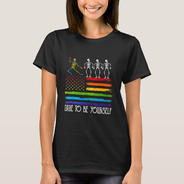 Camiseta Atrevo-Me A Ser Sua Bela Dança De Orgulho Lgbt (Frente)