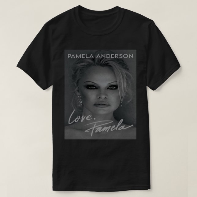 Camiseta Atriz Americana Pamela Anderson de 1967 (Frente do Design)