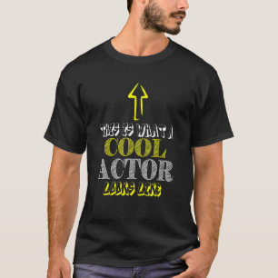 Camiseta Atriz de Atuação Legal do Ator