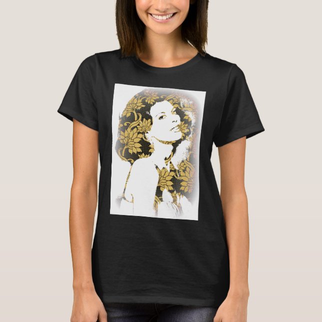 Camiseta Atriz retrô (Frente)