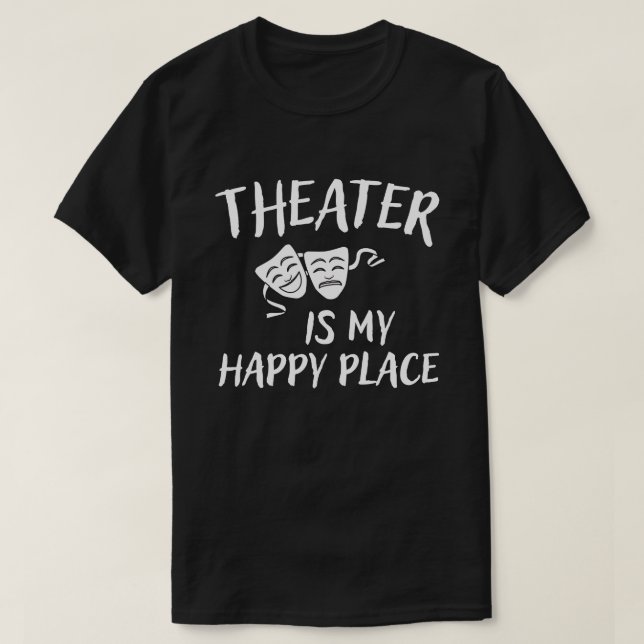 Camiseta Atriz Teatro Damas Palco Drama Broadway Rehear (Frente do Design)