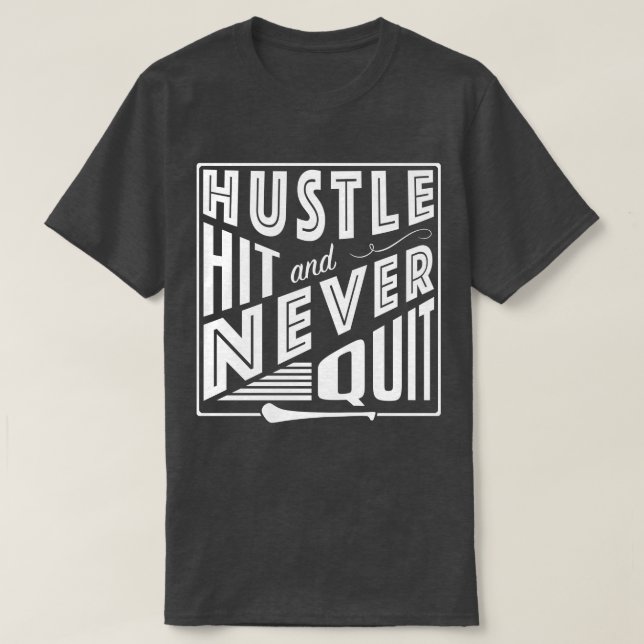 Camiseta Atropelando Hustle e Nunca Desistindo, Jogos GAA G (Frente do Design)