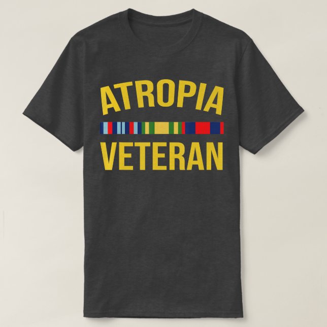Camiseta Atropia Veterana Flag Veterano Day Dia de os pais  (Frente do Design)