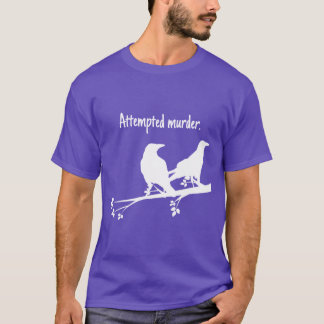 Camiseta Attempted Murder Design retro retro