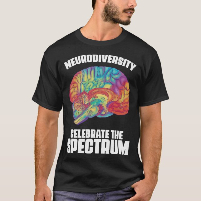 Camiseta Attention Deficit Disorder Hyperactivity Neurodive (Frente)