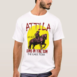 Camiseta Attila "hunos excursão no Sun" (a luz dos homens)