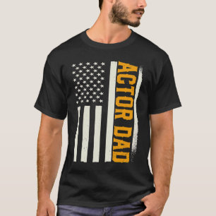 Camiseta Atuação Patriótica Atriz Teatro Ensaio Ator Pai