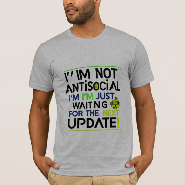 Camiseta Atualização pendente (Frente)