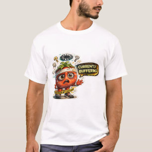 Camiseta Atualmente Em Carregamento Gráfico Divertido de In
