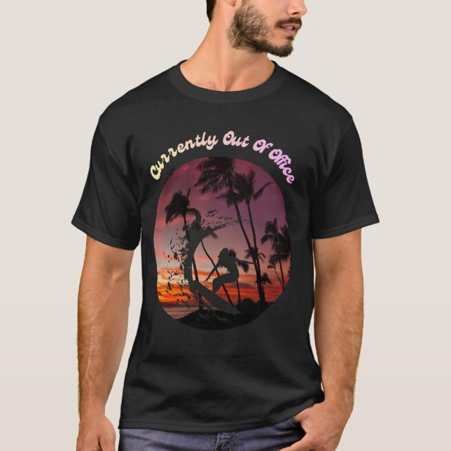 Camiseta Atualmente fora do escritório (Frente)