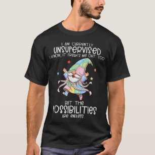 Camiseta Atualmente Não Estou Supervisionado Sei Que Isso M