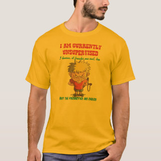 Camiseta Atualmente não supervisionado