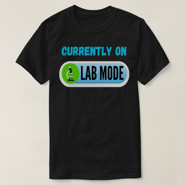 CAMISETA ATUALMENTE NO LABORATÓRIO MÉDICO DO LABORATÓRIO DO (Frente do Design)