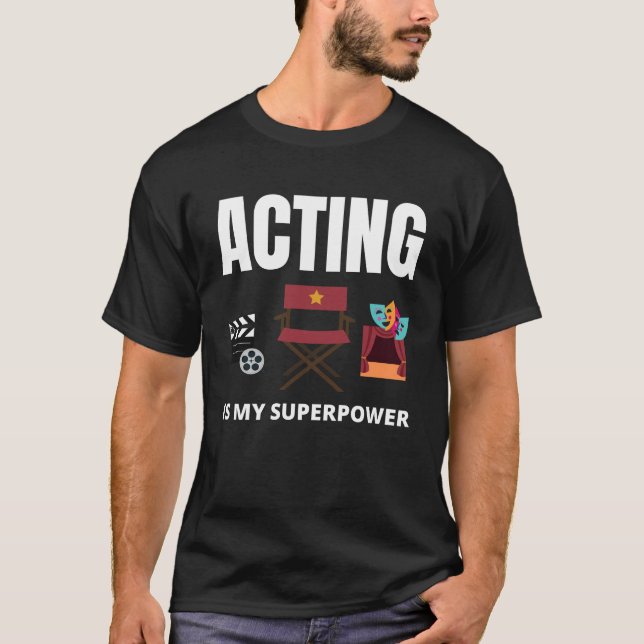 Camiseta Atuar é meu superpoder (Frente)
